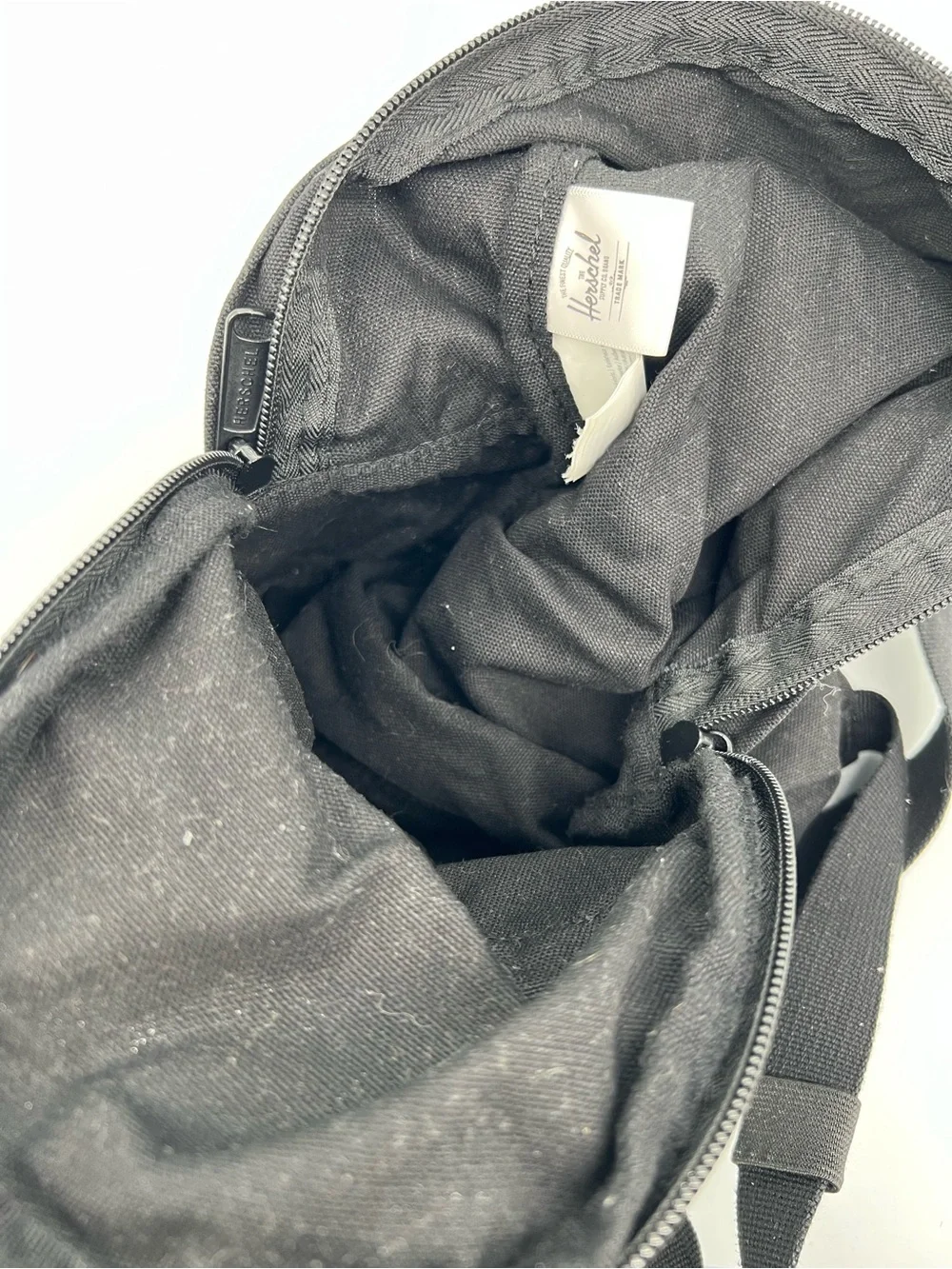 Herschel Supply Company Black Mini Backpack with Front Zip Pocket